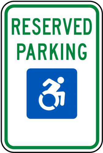 New York Handicap Parking Signs (500x500), Png Download