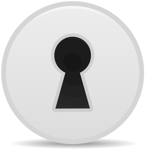 Keyhole Cliparts - Buraco Da Fechadura Png (500x500), Png Download