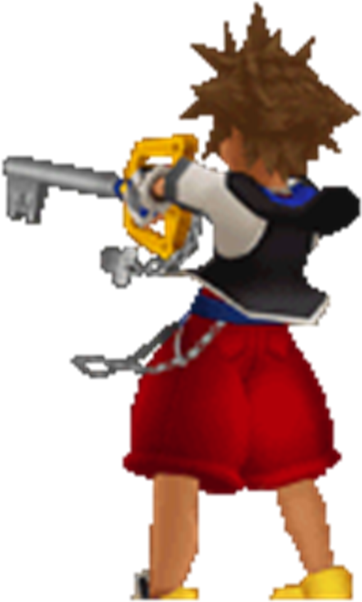 Sora Talk Sprite Khrec - Kingdom Hearts Chain Of Memories Sora \sprites (658x893), Png Download