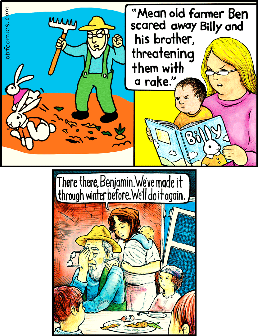 Pbf106-billy The Bunny - Comics (850x1088), Png Download