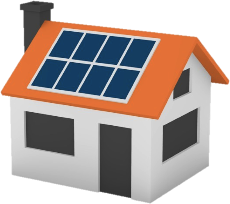 By Ashlyn Liverman [infographic] Clipart Transparent - 3d House With Solar Panel (900x900), Png Download