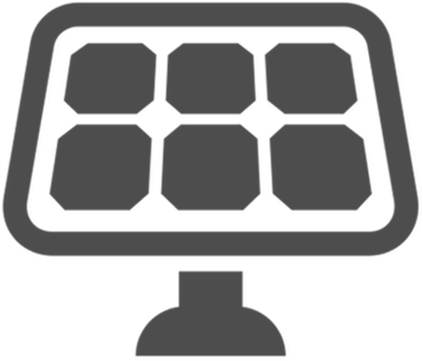 Solar Panel Wide New Color - Solar Panel Logo Png (1000x500), Png Download