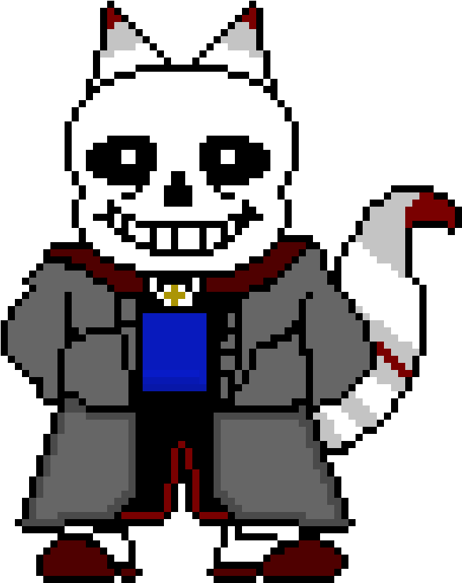 Bio Sans The Neko - Sans Png (860x860), Png Download