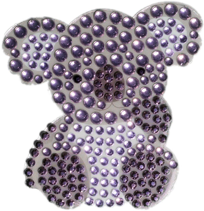 Rhinestone Koala 2in Stickerbeans - Inch (1000x1000), Png Download