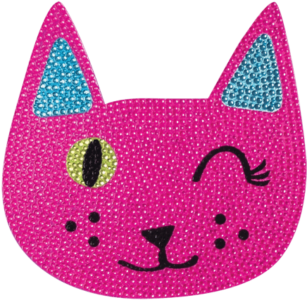 Picture Of Winking Cat Rhinestone Decals - Frankie's On The Park (550x550), Png Download