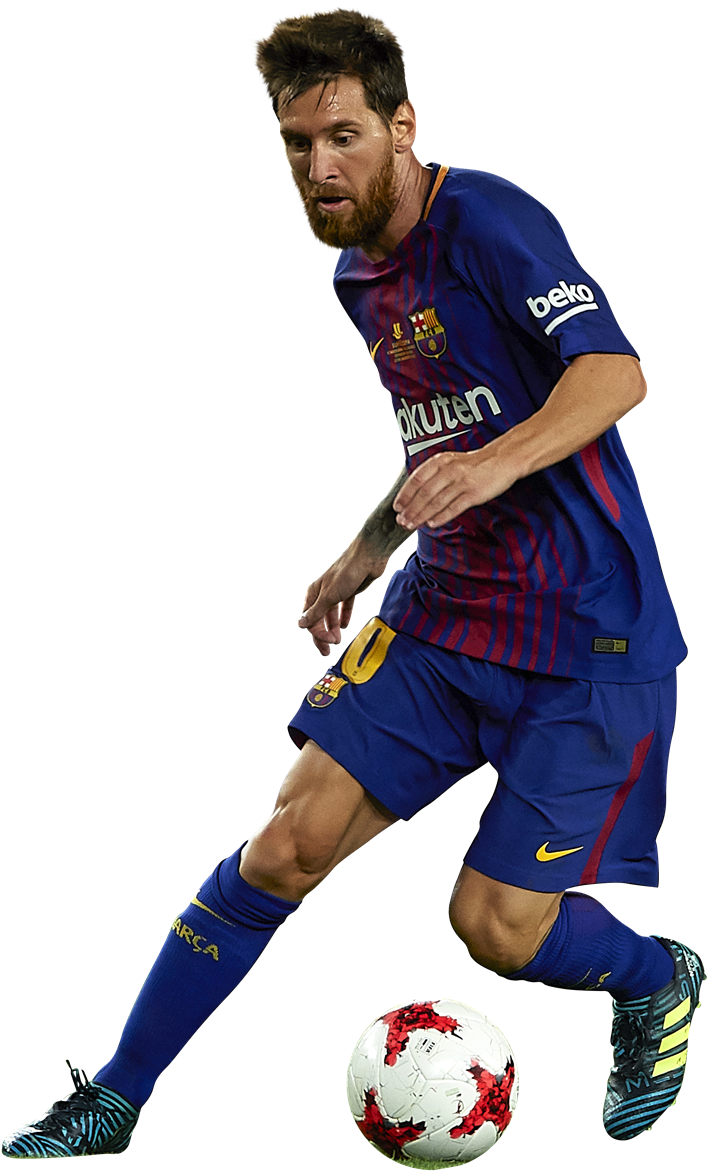 Lionel Messi Football Render - Leo Messi 2018 Png (720x1200), Png Download