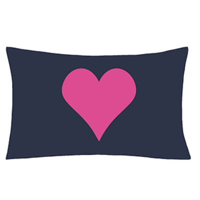 Glow Sketch Heart Pillow Case - Pillow (400x500), Png Download