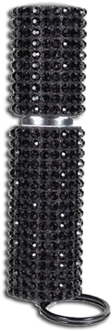 Mace Exquisite Black Rhinestone Pepper Spray, Purse - Mace (500x500), Png Download