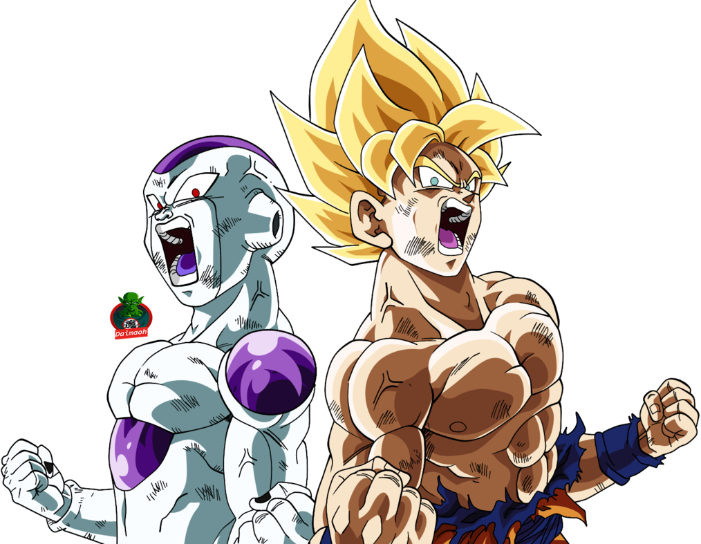 Daimaoh The Frieza Goku Fictional Character Mammal - Goku And Frieza Vs Jiren (1014x787), Png Download