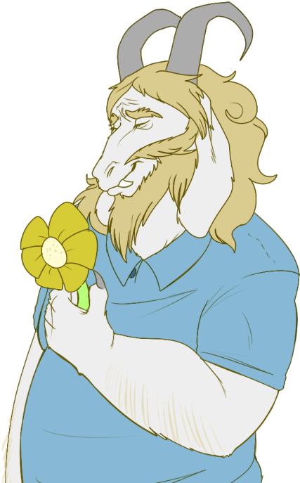 Goat Dad - Illustration (500x736), Png Download