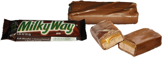 100 Grand Candy Bar - Milky Way 100 Calories Candy Bars - 24 Pack, 0.77 Oz (641x239), Png Download