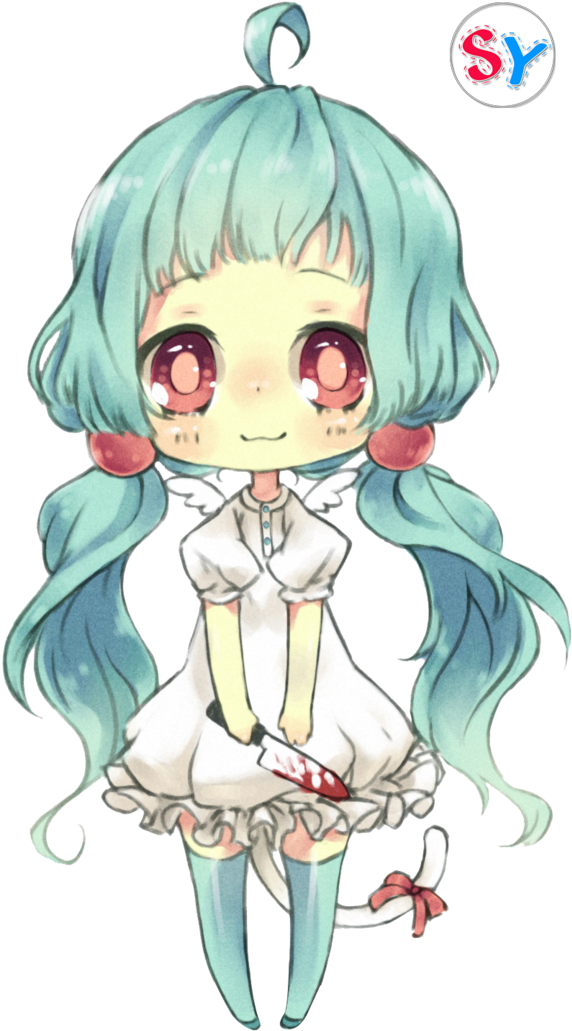 Download Cute Anime Girl Chibi - HD Transparent PNG - NicePNG.com