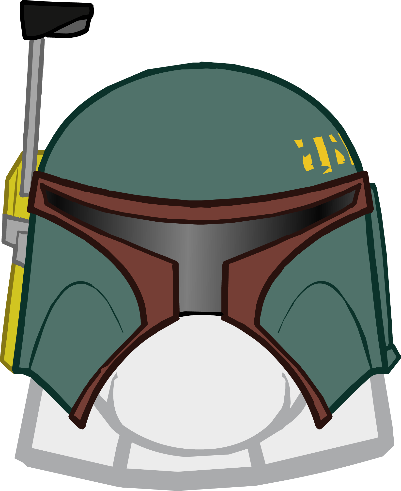 Boba Fett Helmet - Boba Fett Paper Mask (1630x1994), Png Download