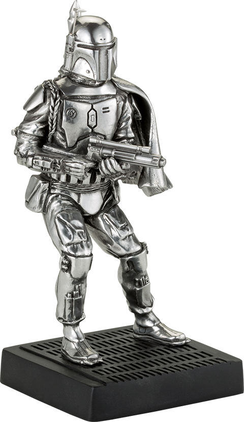 Boba Fett Figurine Pewter Collectible - Star Wars Boba Fett Figurine (480x827), Png Download