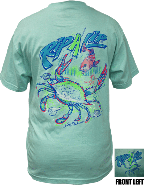 Blue Crab Shirt - Sleeve (600x600), Png Download