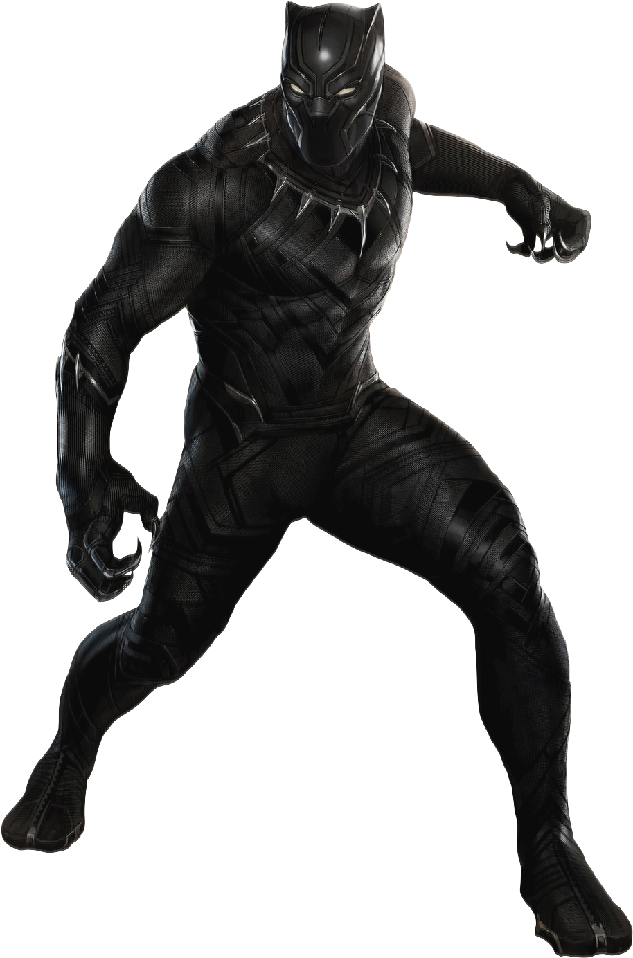 Kevin Feige Offers New Details On - Black Panther Full Body (944x1414), Png Download