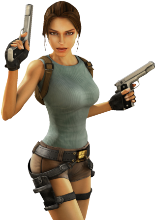Download - Tomb Raider Anniversary Render (320x462), Png Download