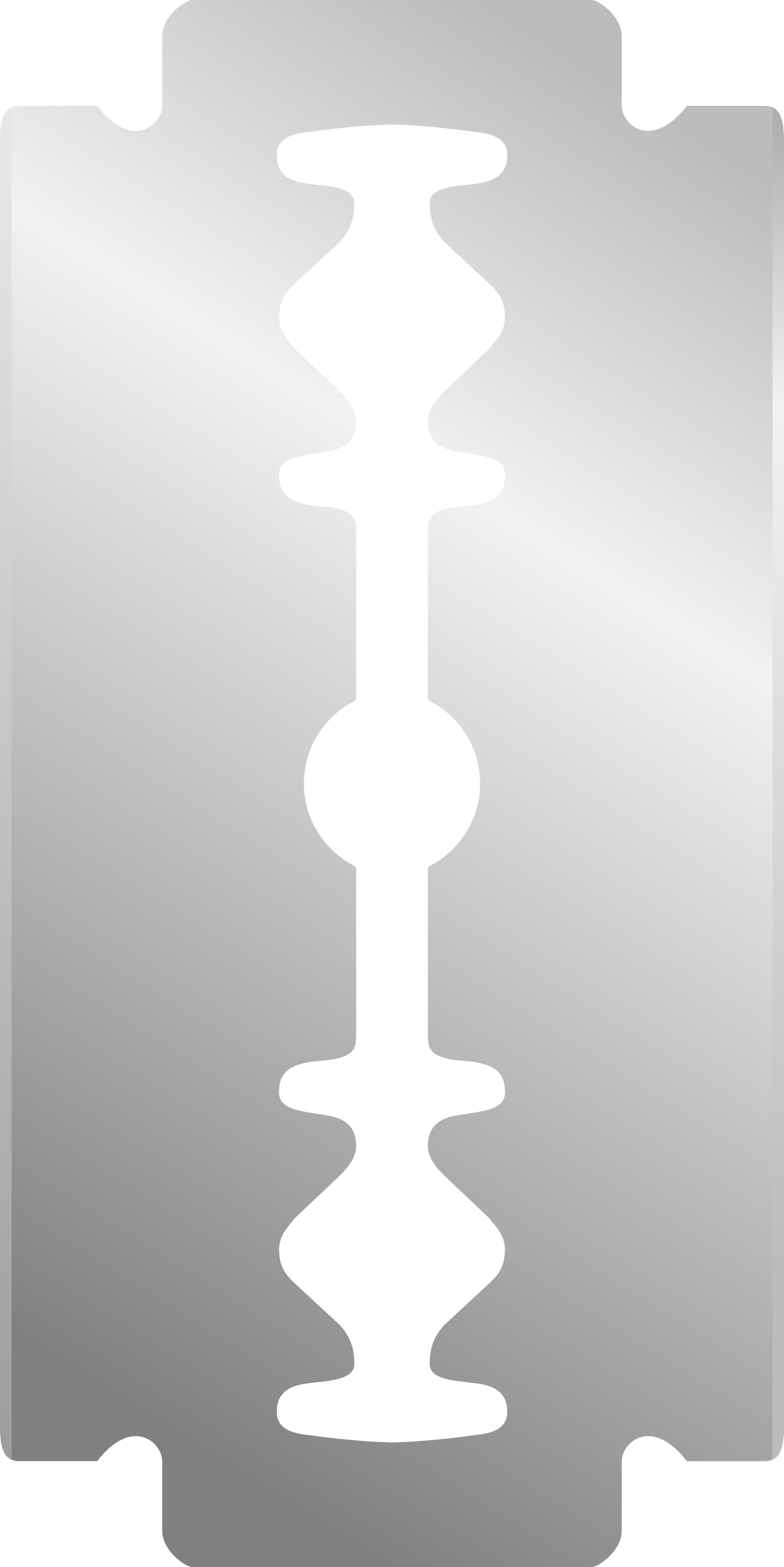Razor Blade (1201x2400), Png Download