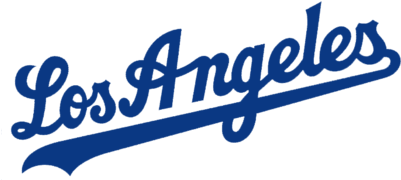 Los Angeles Dodgers City Logo - Los Angeles Dodgers Away (400x400), Png Download
