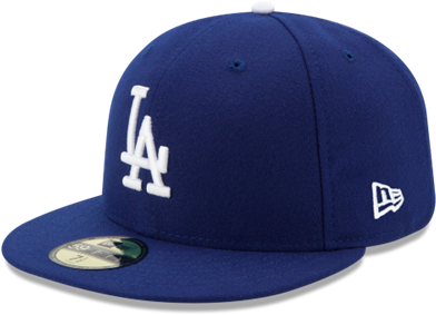 Men's Los Angeles Dodgers New Era Blue Game Authentic - Blue Dodgers Hat (533x300), Png Download
