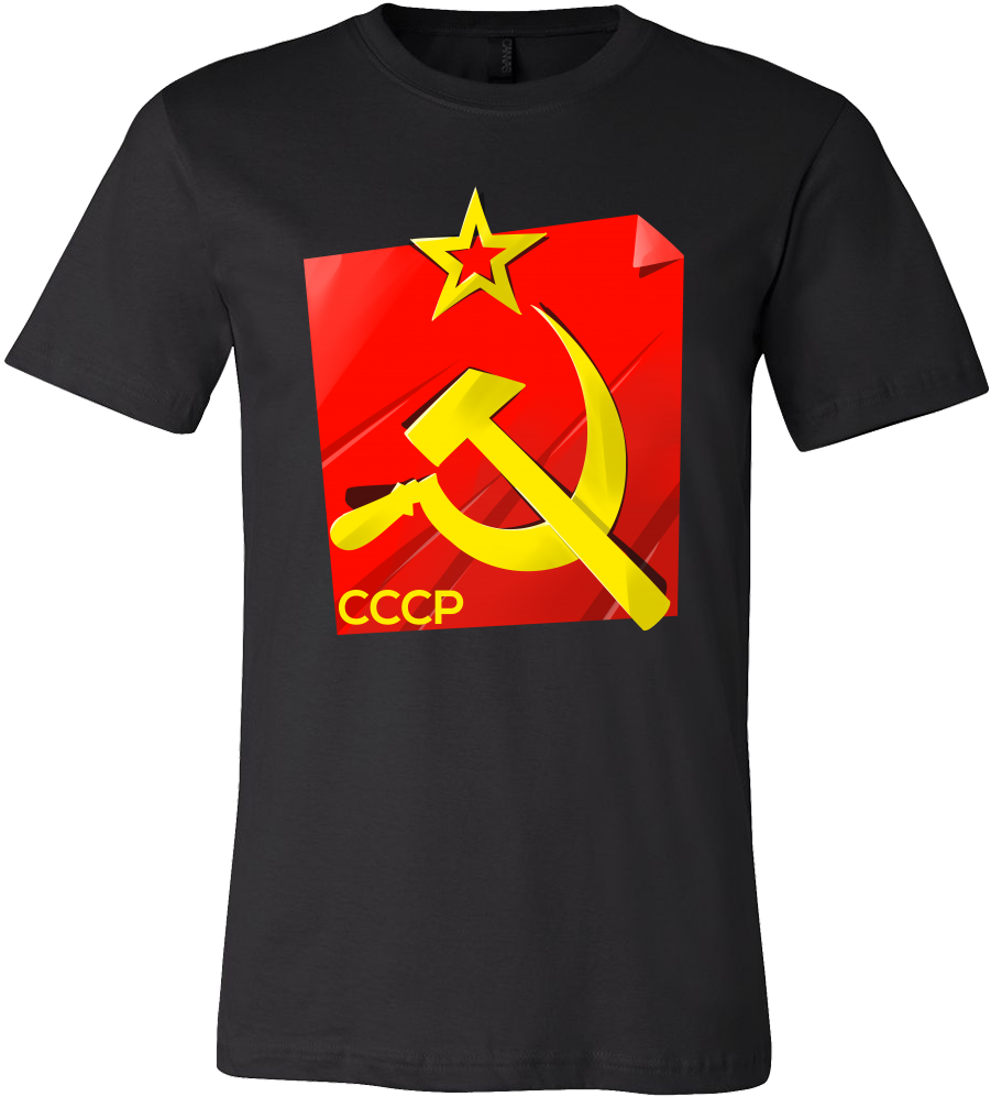 Cccp Soviet Union Russia Russian Pride T-shirt - Shirt (1000x1000), Png Download