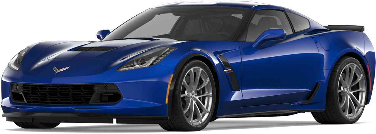 Corvette Clipart Old Corvette - 2019 Corvette Z06 Red (1268x507), Png Download