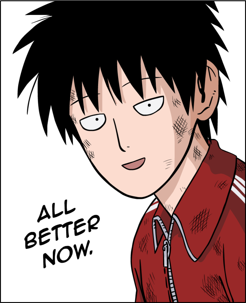 The Strongest Man By Accelerator16 - Saitama Has A Hair (807x991), Png Download