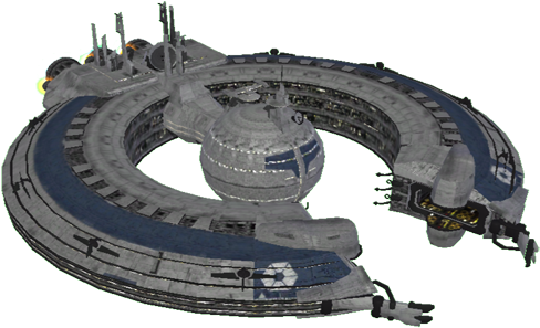 Oom 85's Lucrehulk Class - Star Wars Droid Cruiser (500x323), Png Download