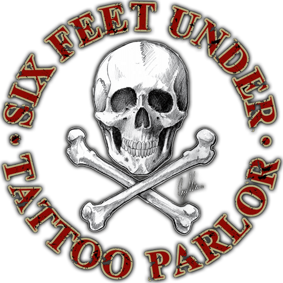 Home - Six Feet Under Tattoo Logo (570x570), Png Download