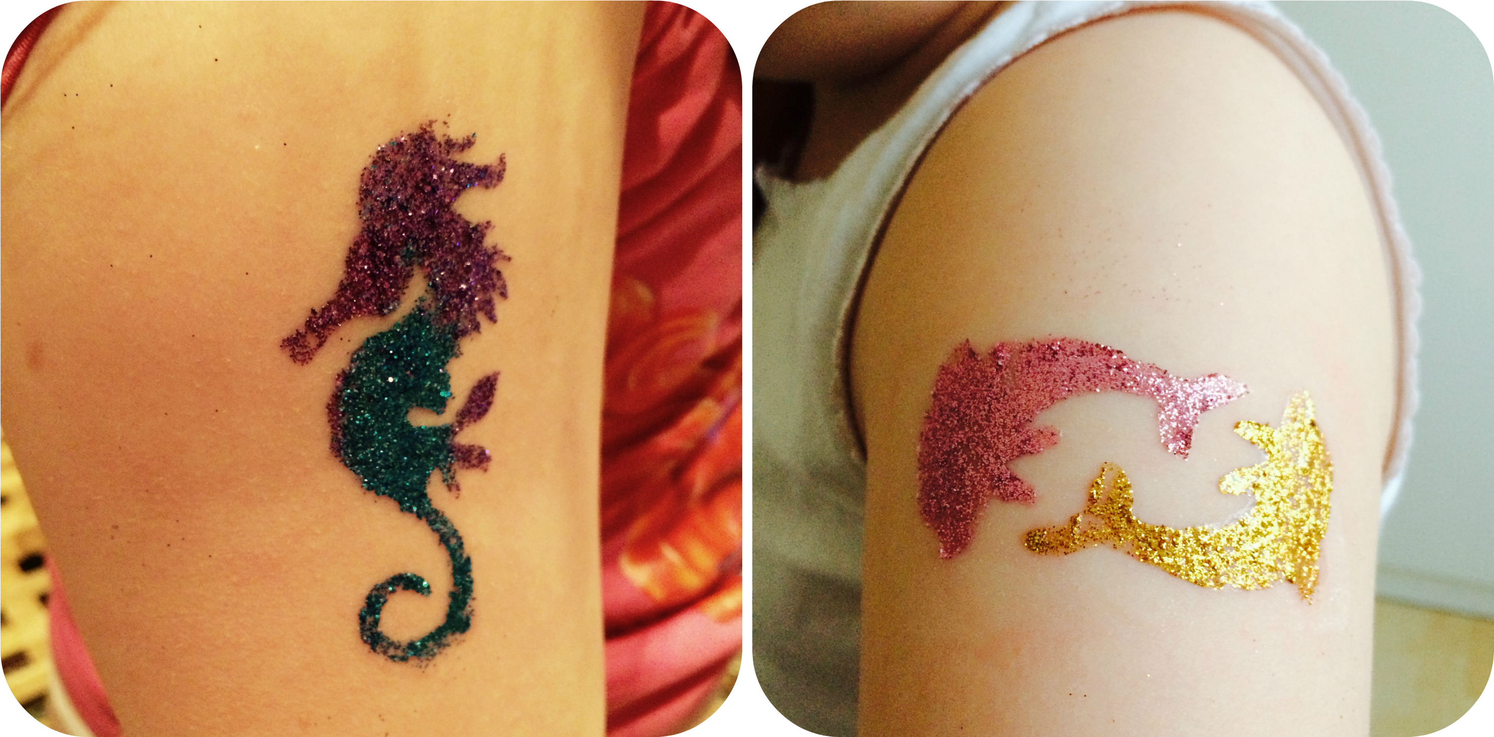 Interplay Fablabs Glitter Tattoos - Temporary Tattoo (3000x1500), Png Download