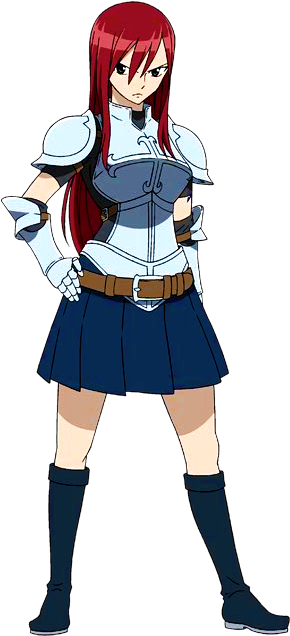 Guild Master - Erza Fairy Tail Png (300x635), Png Download
