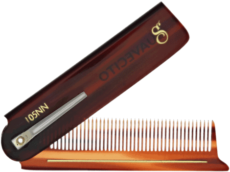 Suavecito Deluxe Amber Folding Comb - Deluxe Amber Folding Comb (480x384), Png Download