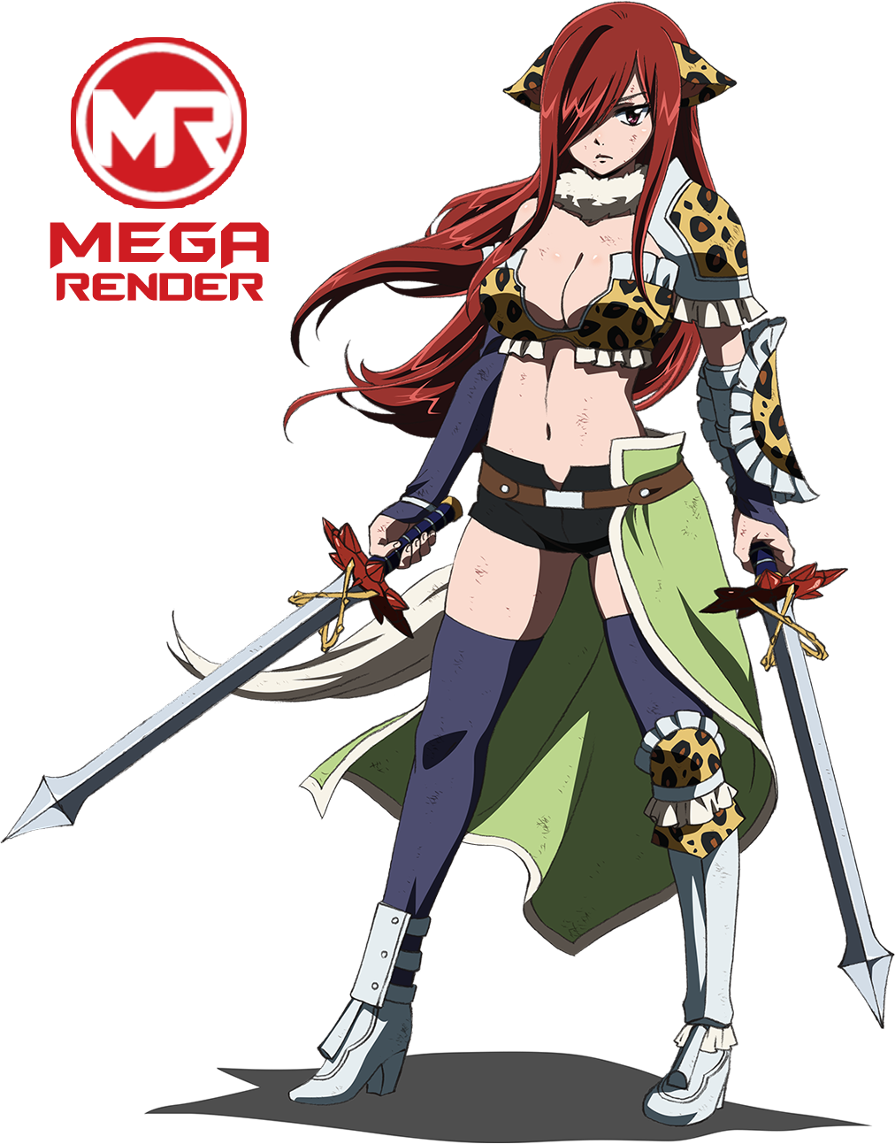 Anime - Erza Scarlet Armor (1012x1293), Png Download