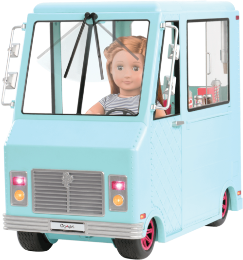 //s3 Ca Central - Our Generation 18-inch Sweet Stop Ice Cream Truck (600x600), Png Download