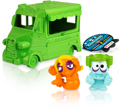 Sale - Zomlings Series 5 Ice Cream Shop (450x450), Png Download