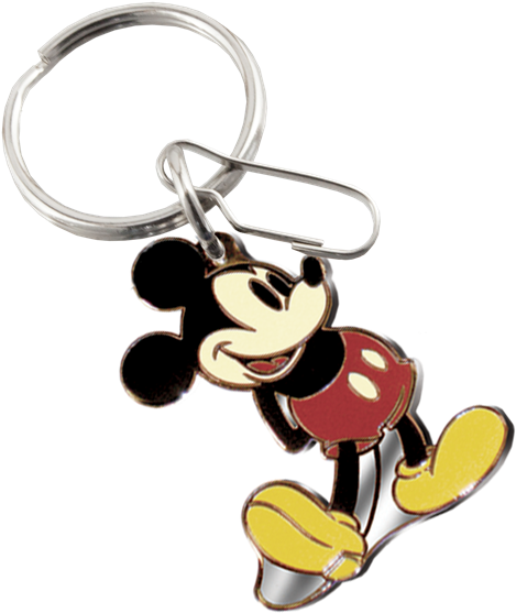 Disneyn Mickey Vintage Enamel Key Chain - Star Wars Death Star Enamel Key Chain (575x600), Png Download