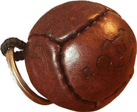 Vintage Football Key Ring - Soccer Ball (800x650), Png Download