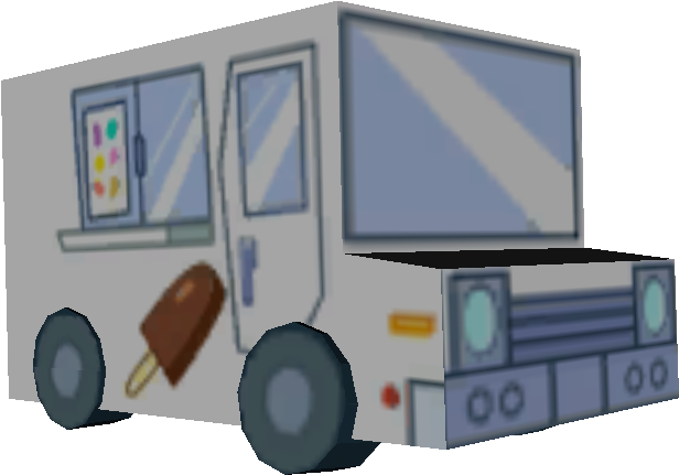 Download Zip Archive - Ice Cream Van (750x650), Png Download