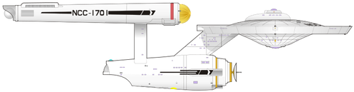 Clip Transparent Library Collection Of High Quality - Enterprise Vector (500x386), Png Download