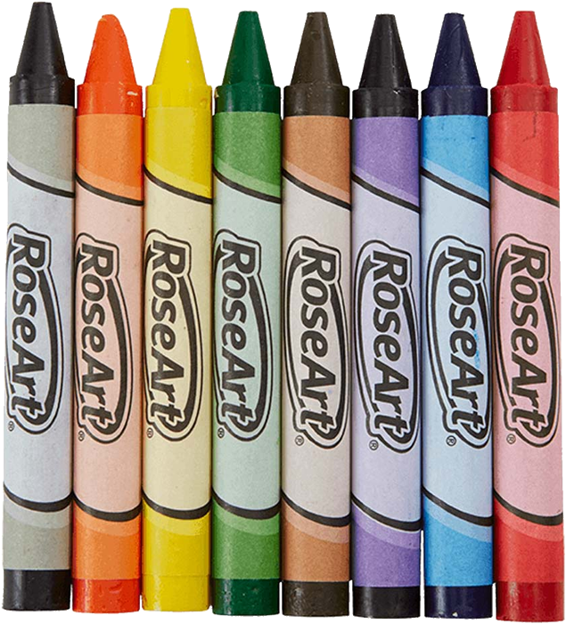 Rose Art Jumbo Crayons (800x800), Png Download
