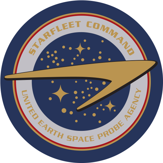 Colorsymbols Ue Starfleet Command 2150s - United Space Probe Agency (911x649), Png Download