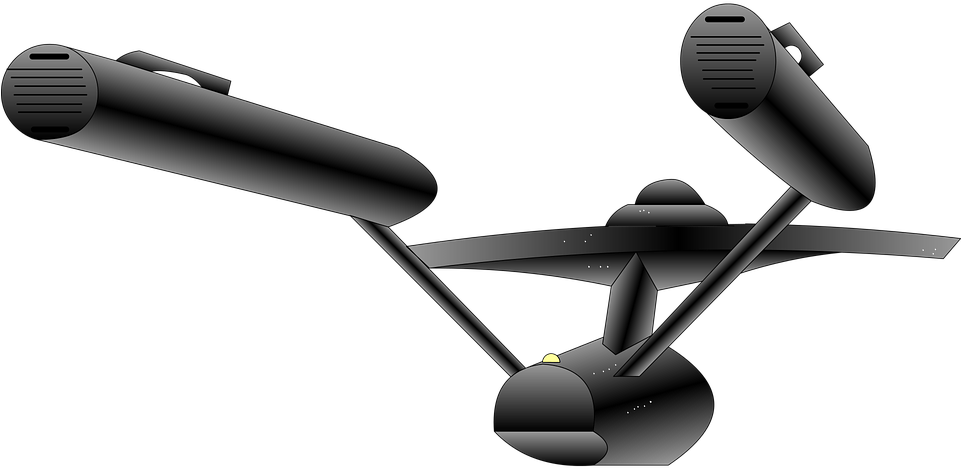 What's The Secret To Star Trek Becoming An Instant - Enterprise Vector Star Trek (960x480), Png Download