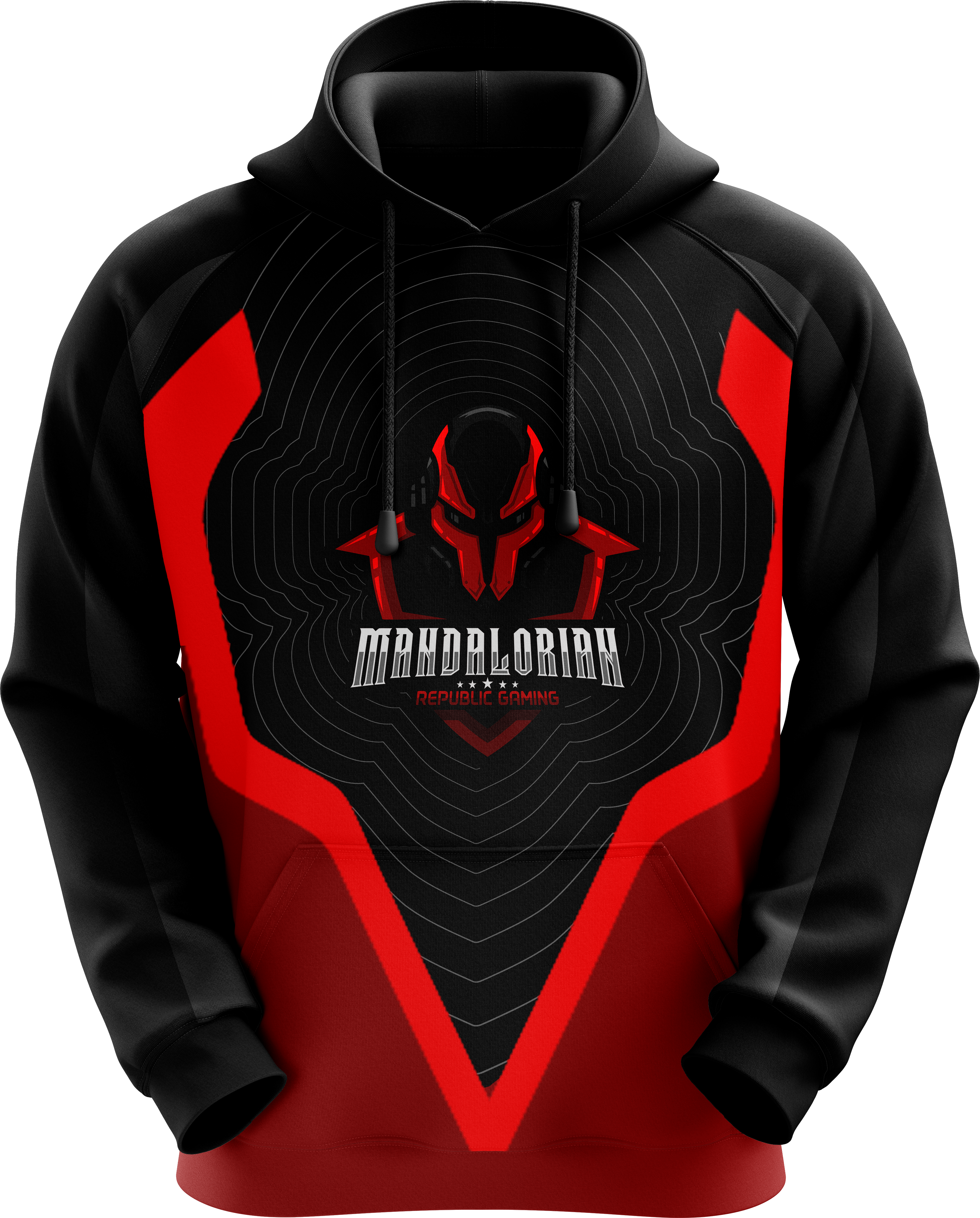 Mandalorian Gaming Pro Hoodie (3485x4331), Png Download