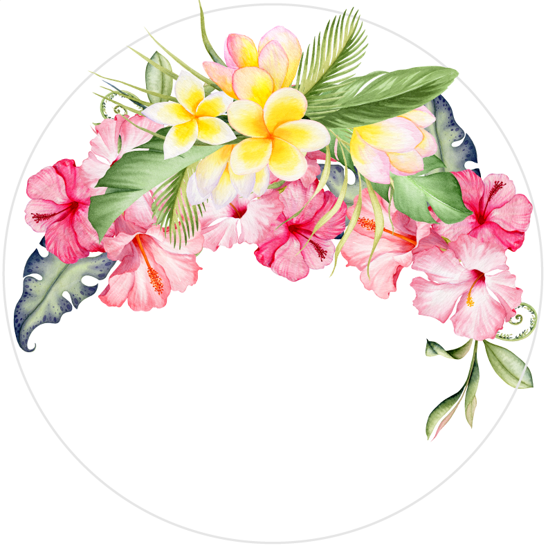 Hibiscus Clipart Frangipani - Artificial Flower (792x792), Png Download