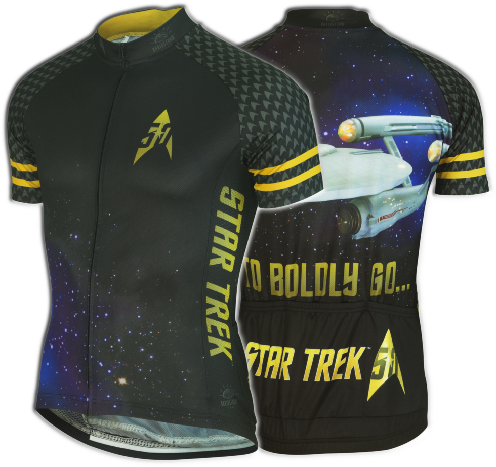 Star Trek "50th Anniversary" Cycling Jersey - Star Trek (1024x1024), Png Download