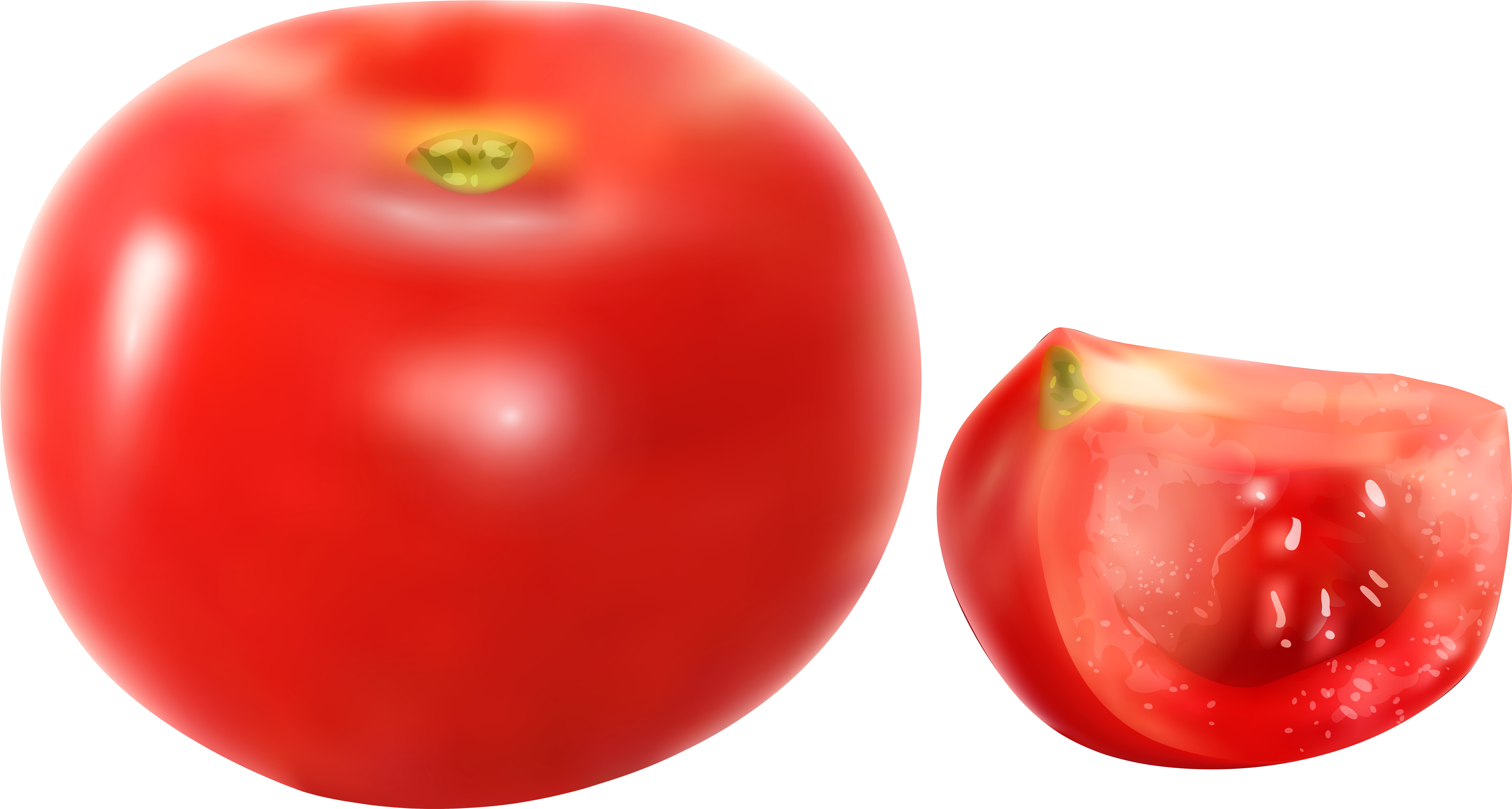 Tomatoes Free Png Clip Art - Tomatoes Png (8000x4309), Png Download
