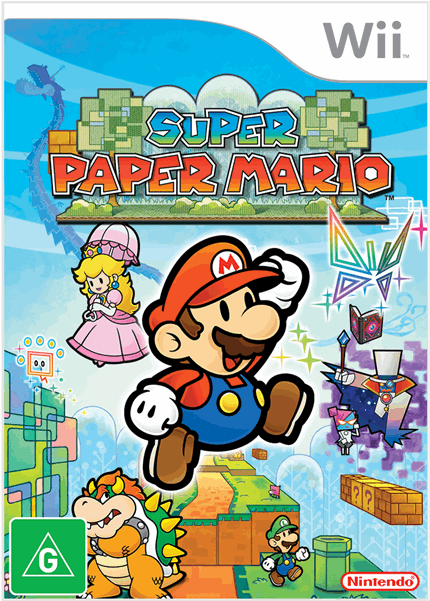 Super Paper Mario Wii (600x600), Png Download