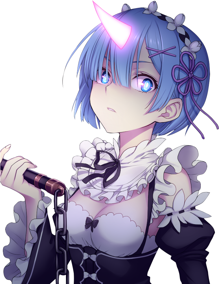 Rem Oni Child Png - Rem Re Zero Demon (766x1000), Png Download