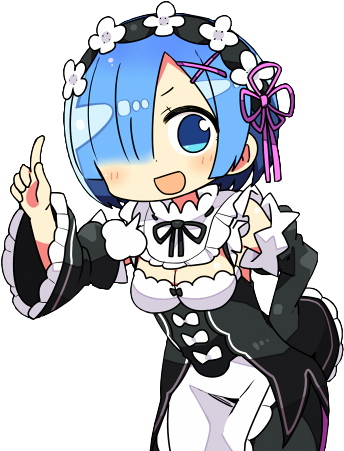 View Samegoogleiqdbsaucenao Rem Points , - Rem Gif .png (480x480), Png Download