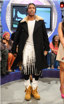 9812698 - >> - Ann Demeulemeester Asap Rocky (608x342), Png Download